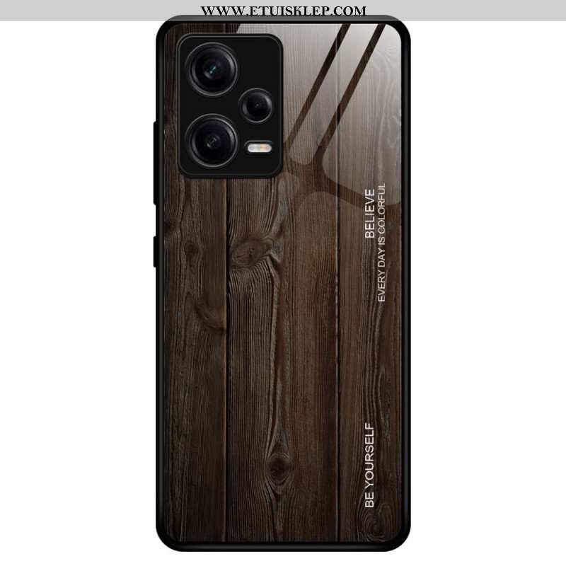 Futerały do Xiaomi Redmi Note 12 Pro Szkło Hartowane W Stylu Drewna
